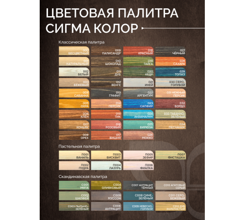 Приобрести МАСЛО С ТВЕРДЫМ ВОСКОМ «СИГМА-ДЕКОР ПРЕМИУМ» в Самаре, Самарская область